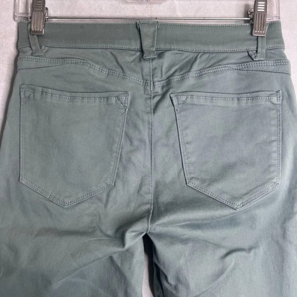 Wit‎ & Wisdom Ab Solution Light Green Twill Skinny Trouser Pants Sz 0 - Picture 4 of 10